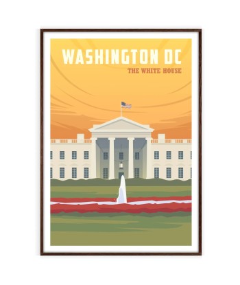 Affiche Voyage Affiche Maison Blanche Washington prix pour 