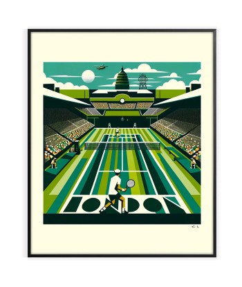 Affiche Wimbledon Affiche Tennis store