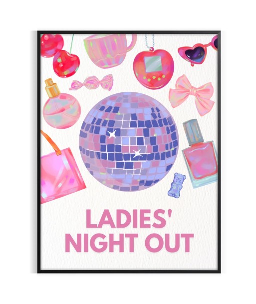 Affiche Tendance Soirée Disco Pour Dames en ligne des produits 