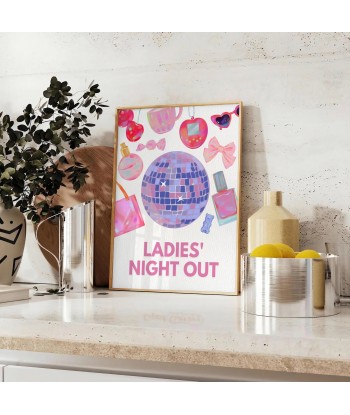 Affiche Tendance Soirée Disco Pour Dames en ligne des produits 