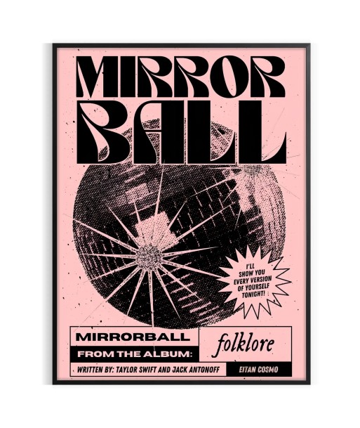 Affiche Populaire Mirror Ball en ligne des produits 