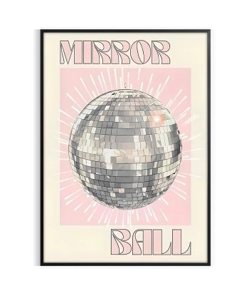 Affiche Graphique Tendance Mirror Ball Fin de série