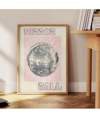 Affiche Graphique Tendance Mirror Ball Fin de série