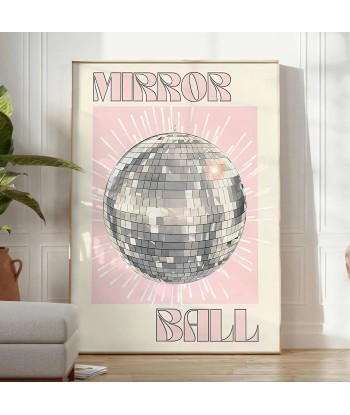 Affiche Graphique Tendance Mirror Ball Fin de série