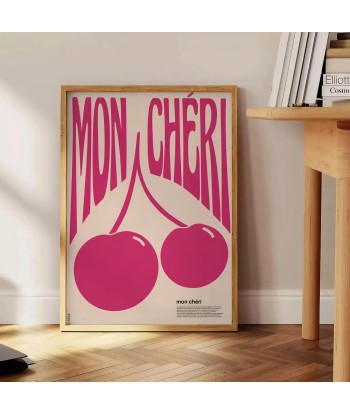 Affiche Graphique Cuisine Mon Chri Cherries meilleur choix