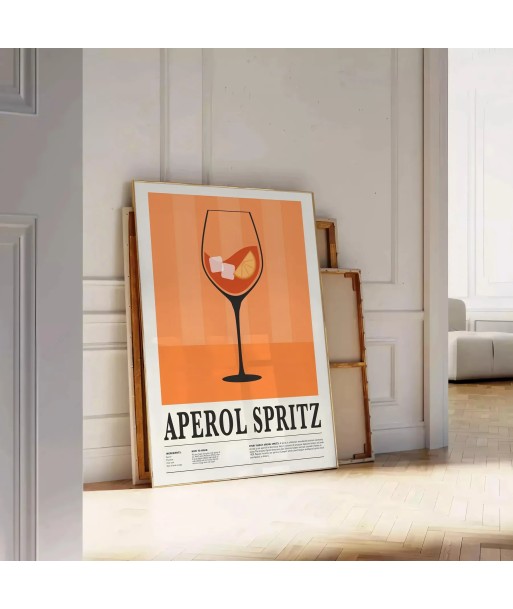 Cocktail Aperol Spritz Affiche le concept de la Pate a emporter 