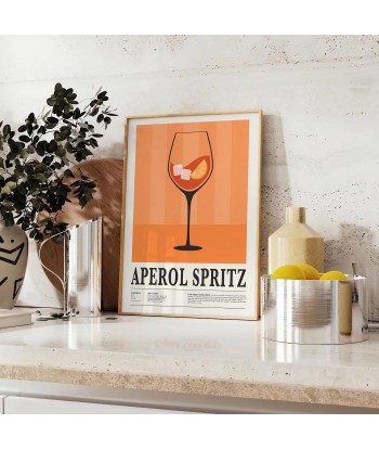 Cocktail Aperol Spritz Affiche le concept de la Pate a emporter 