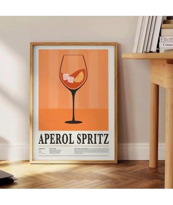 Cocktail Aperol Spritz Affiche le concept de la Pate a emporter 