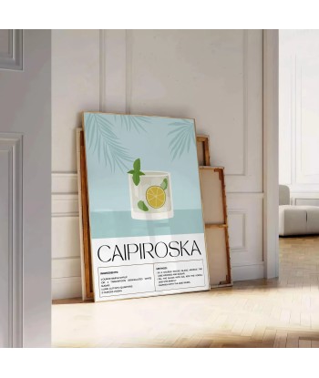 Affiche Avec Cocktail Caipiroska Les êtres humains sont 