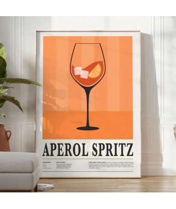 Cocktail Aperol Spritz Affiche le concept de la Pate a emporter 