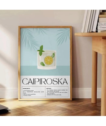 Affiche Avec Cocktail Caipiroska Les êtres humains sont 