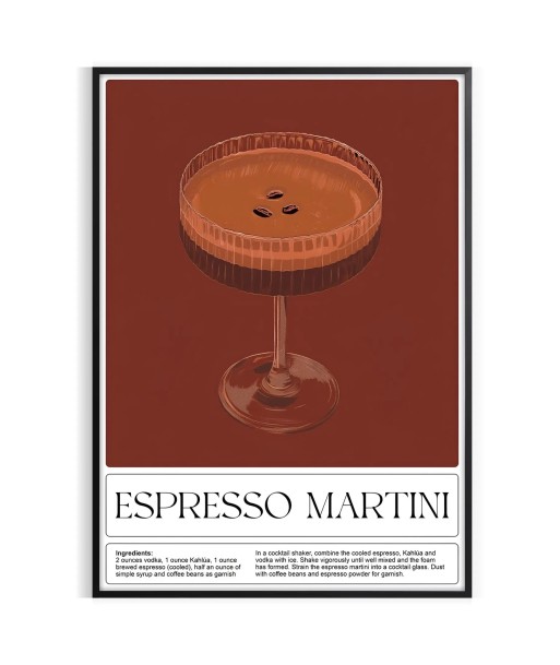 Cocktail Mafficheini Expresso Affiche les muscles