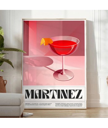 Affiche Cocktail Mafficheinez Voir les baskets