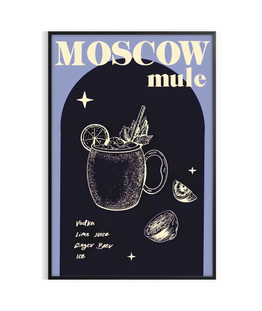 Moscou Muule Coktail Cocktail Affiche pas cheres