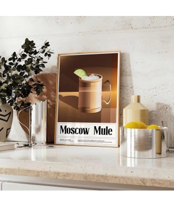 Affiche Pour Cocktail Moscow Mule les ctes