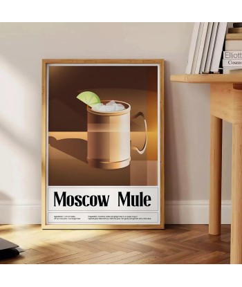 Affiche Pour Cocktail Moscow Mule les ctes