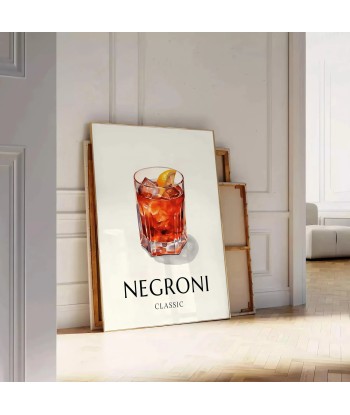 Affiche 1 Cocktail Negroni shop