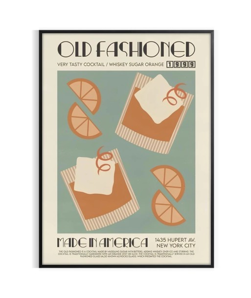 Affiche Cocktail L'Ancienne 1 français