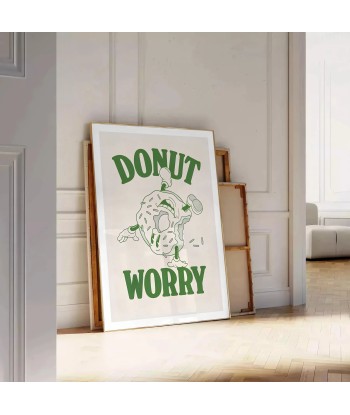 Affiche Groovy Donut Worry la chaussure