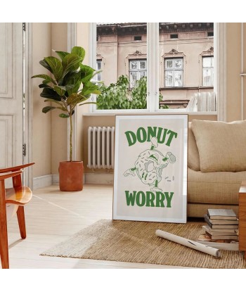 Affiche Groovy Donut Worry la chaussure