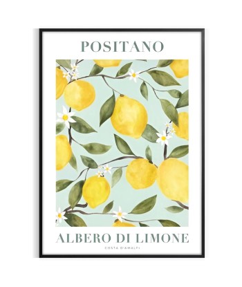 Cuisine Albero Di Limone Affiche brillant des détails fins