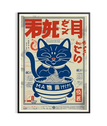 Affiche Cuisine Ramen Pour Chats shop