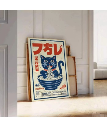 Affiche Cuisine Ramen Chat chez Cornerstreet bien 