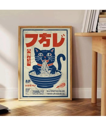 Affiche Cuisine Ramen Chat chez Cornerstreet bien 