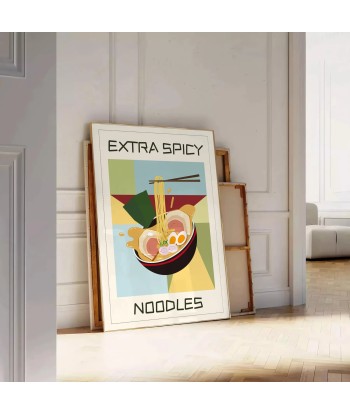 Affiche Cuisine Avecs Nouilles Extra Épicées les ctes