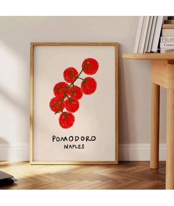 Affiche Sur Cuisine Naples Avec Pomodoro en ligne des produits 