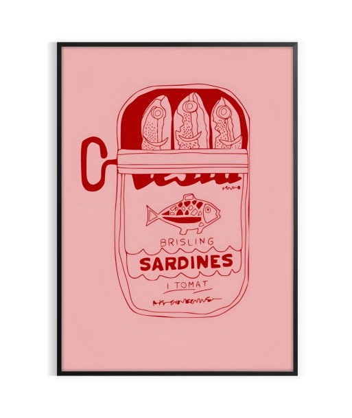 Affiche Cuisine Sardines acheter en ligne