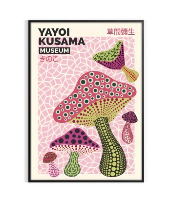 Affiche Champignon Yayoi Kusama Livraison rapide