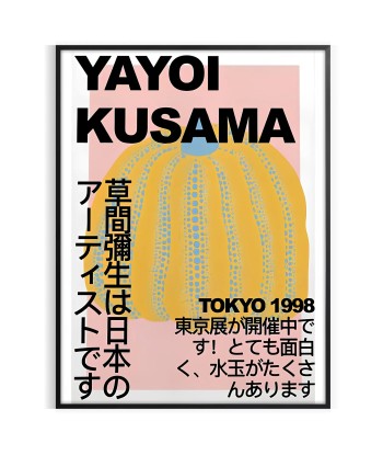 Affiche Yayoi Kusama, Citrouille pas cher