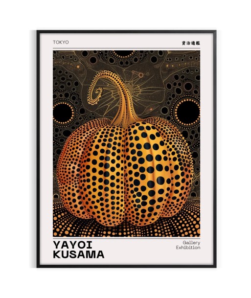 Affiche 1 Série Pumpkin Yayoi Kusama livraison gratuite