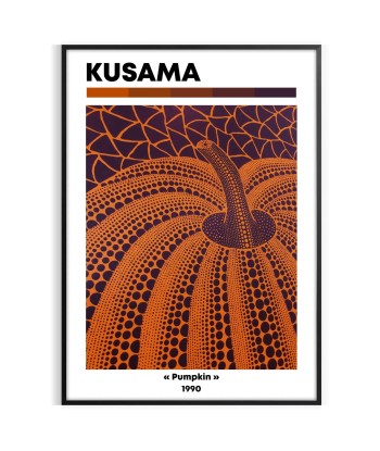 Affiche 2 Série Pumpkin Yayoi Kusama pas cher