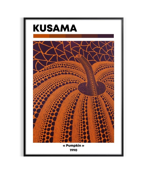 Affiche 2 Série Pumpkin Yayoi Kusama pas cher