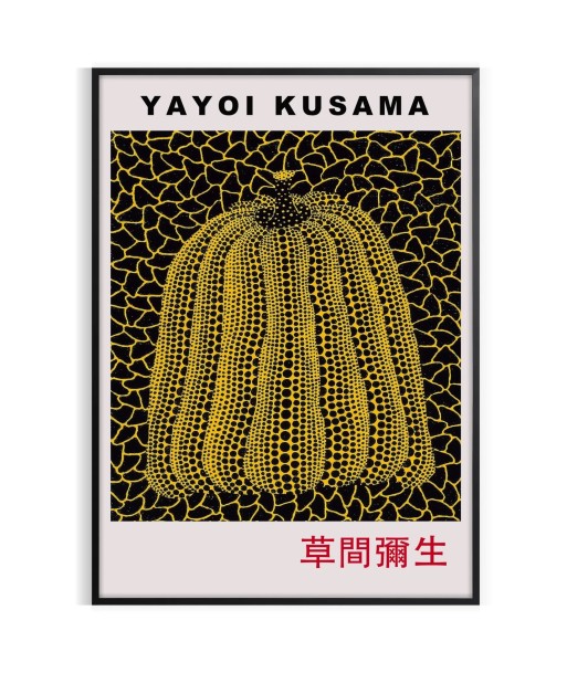 Citrouille Yayoi Kusama Affiche 3 de France