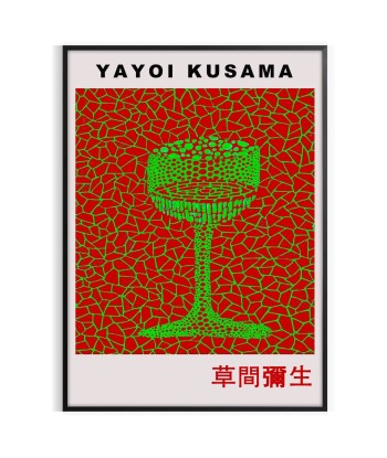 Yayoi Kusama Affiche 3 rembourrage situé sous