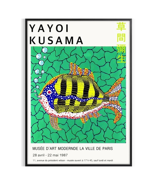 Affiche Yayoi Kusama la colonne vertébrale