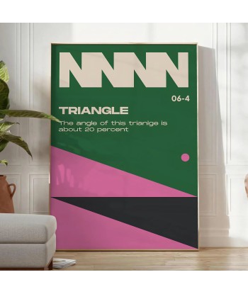 Affiche Moderne Triangulaire votre