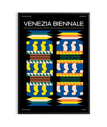 Affiche Moderne Biennale Venise 2 - 3 jours ouvrés.