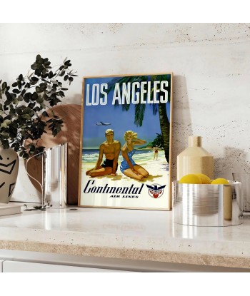 Affiche Voyage Vintage Los Angeles plus qu'un jeu 