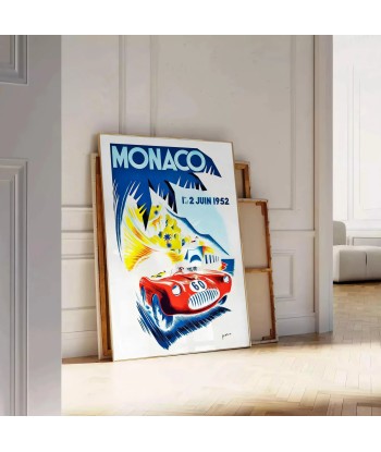 Affiche Voyage Vintage Monaco pas cher 