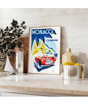 Affiche Voyage Vintage Monaco pas cher 