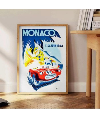 Affiche Voyage Vintage Monaco pas cher 