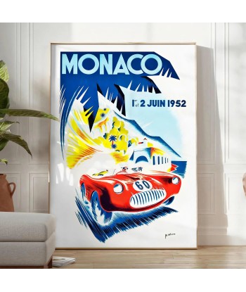 Affiche Voyage Vintage Monaco pas cher 