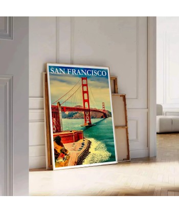 Affiche Voyage Vintage San Francisco shop