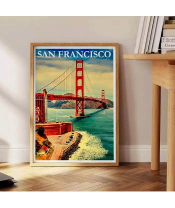 Affiche Voyage Vintage San Francisco shop