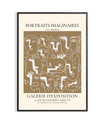 Portraits Imaginaires Maximalist Wall Art acheter