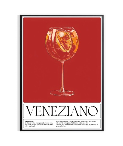 Veneziano Cocktail Wall Art En savoir plus